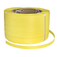 marbig professional polypropylene manual hand strapping 19mm x 700m x 0.5mm yellow