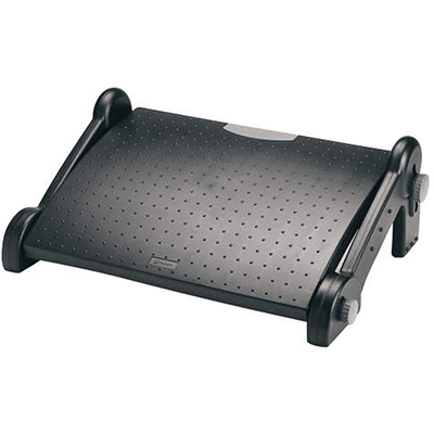 Image for KENSINGTON ADJUSTABLE FOOT REST BLACK from That Office Place PICTON