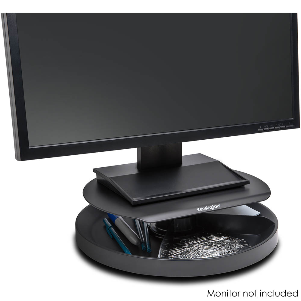 Image for KENSINGTON SMARTFIT SPIN2 MONITOR STAND BLACK from Office Heaven