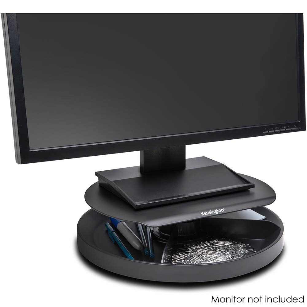 Image for KENSINGTON SMARTFIT SPIN2 MONITOR STAND BLACK from Mitronics Corporation