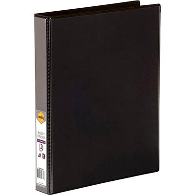 Image for MARBIG CLEARVIEW INSERT RING BINDER 3D 25MM A4 BLACK from Challenge Office Supplies