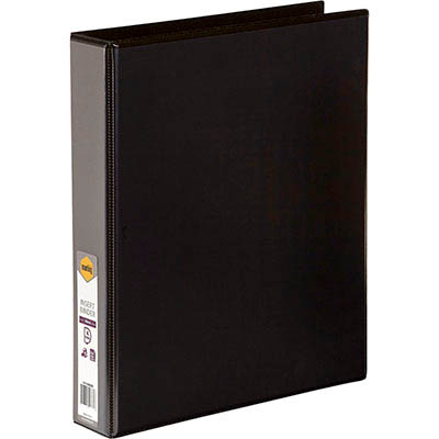 Image for MARBIG CLEARVIEW INSERT RING BINDER 4D 38MM A4 BLACK from Australian Stationery Supplies