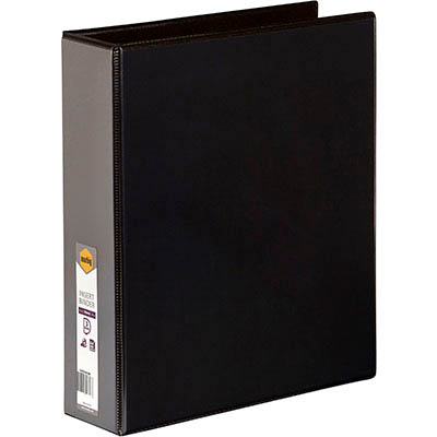 Image for MARBIG CLEARVIEW INSERT RING BINDER 3D 50MM A4 BLACK from Office Heaven