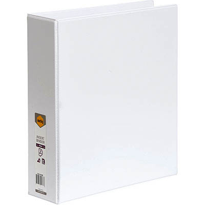 Image for MARBIG CLEARVIEW INSERT RING BINDER 3D 50MM A4 WHITE from Australian Stationery Supplies