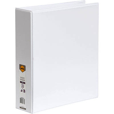 Image for MARBIG CLEARVIEW INSERT RING BINDER 4D 50MM A4 WHITE from York Stationers