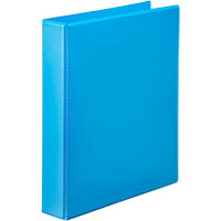 marbig clearview insert ring binder 4d 50mm a4 marine