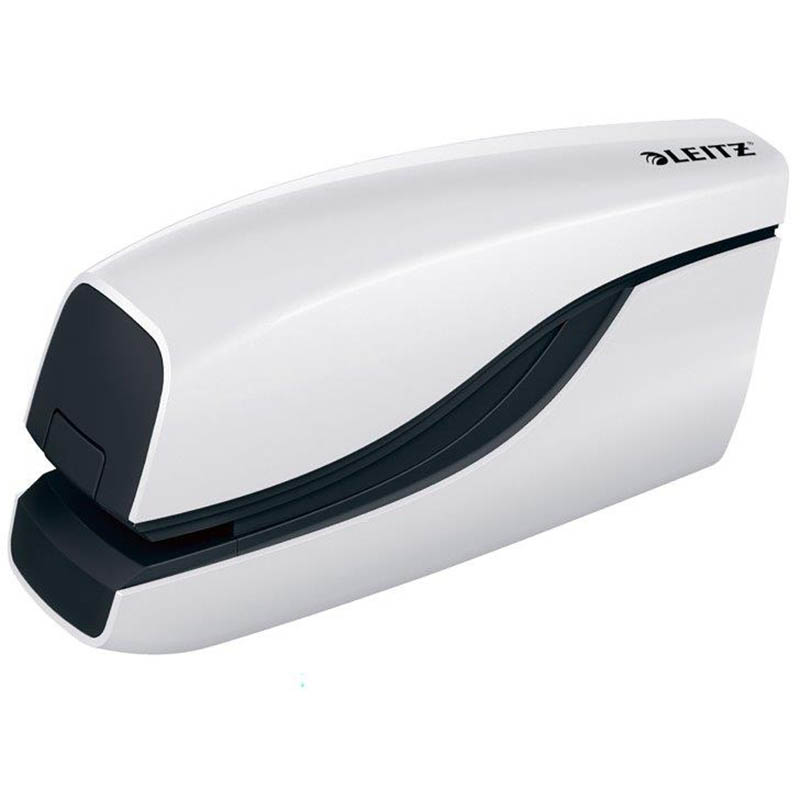 Image for LEITZ WOW BATTERY STAPLER WHITE from Challenge Office Supplies