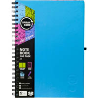 spirax 512 kode hard cover notebook 160 page a4 assorted