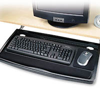 kensington smartfit underdesk comfort keyboard drawer black