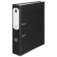 marbig lever arch files 75mm foolscap black