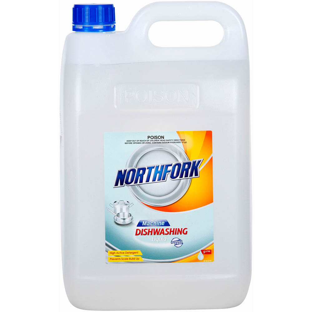 Image for NORTHFORK MACHINE DISHWASHING LIQUID 5 LITRE from Olympia Office Products