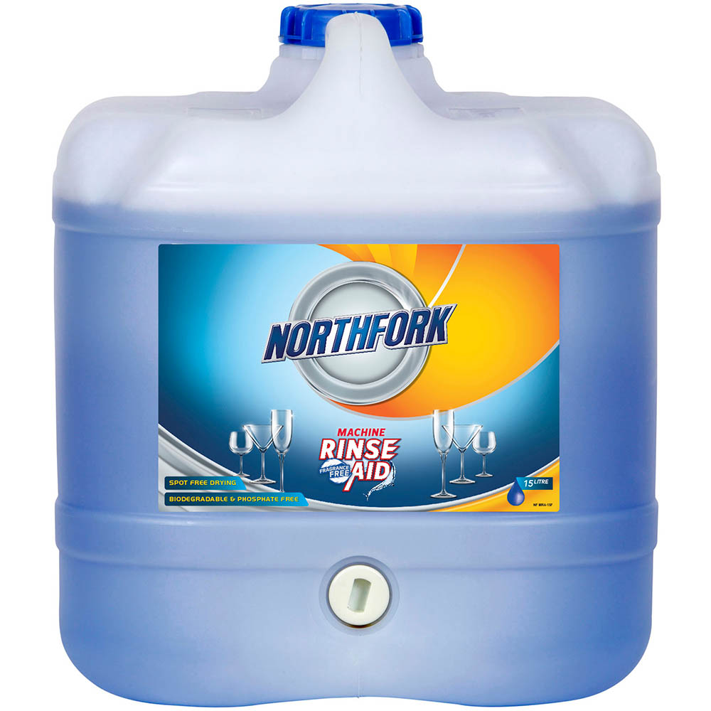Image for NORTHFORK DISHWASHER RINSE AID 15 LITRE from York Stationers
