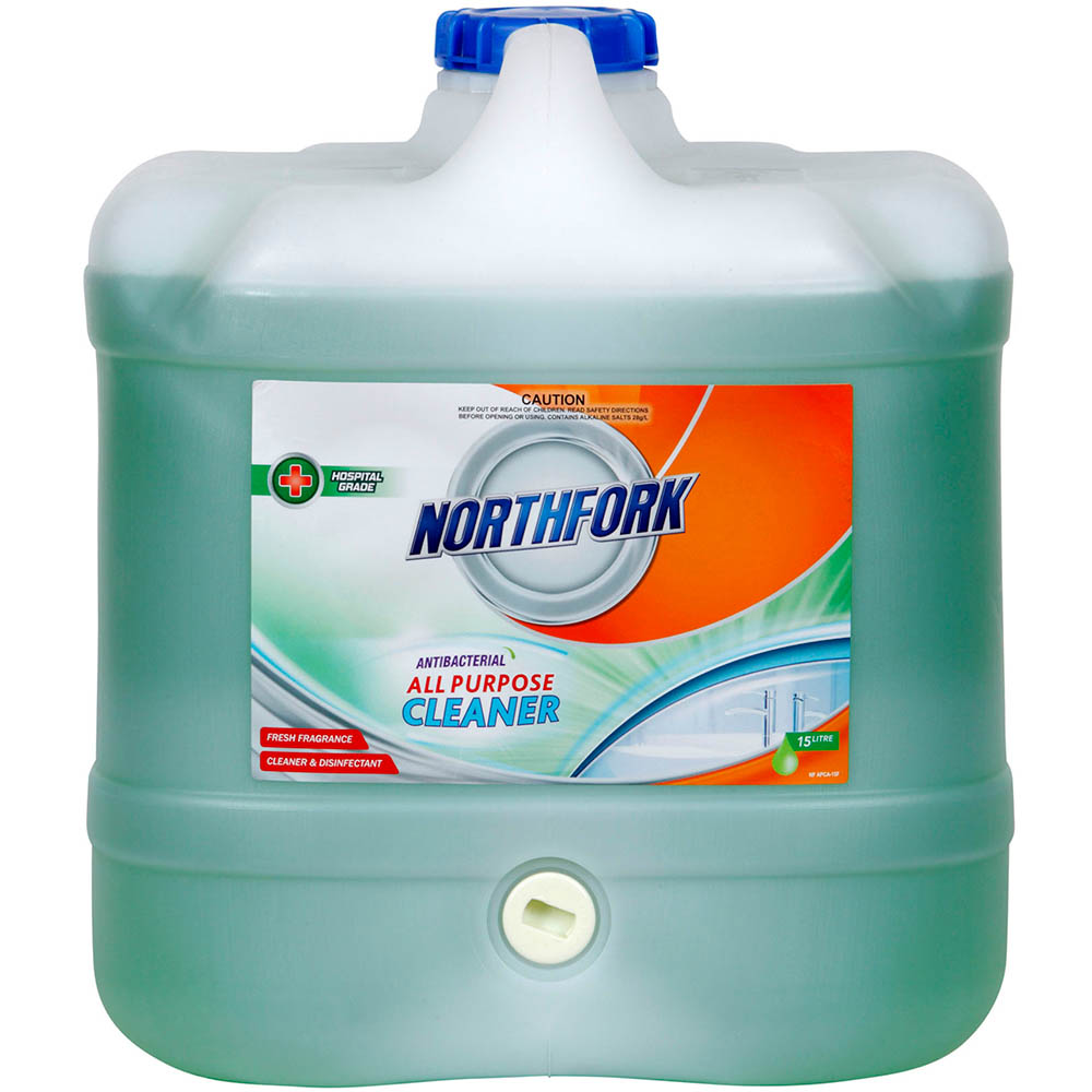 Image for NORTHFORK ALL PURPOSE CLEANER HOSPITAL GRADE ANTIBACTERIAL 15 LITRE from Buzz Solutions