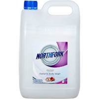 northfork hand and body wash pearl white 5 litre