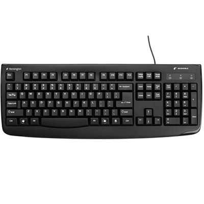 Image for KENSINGTON PRO FIT WASHABLE KEYBOARD USB BLACK from Positive Stationery