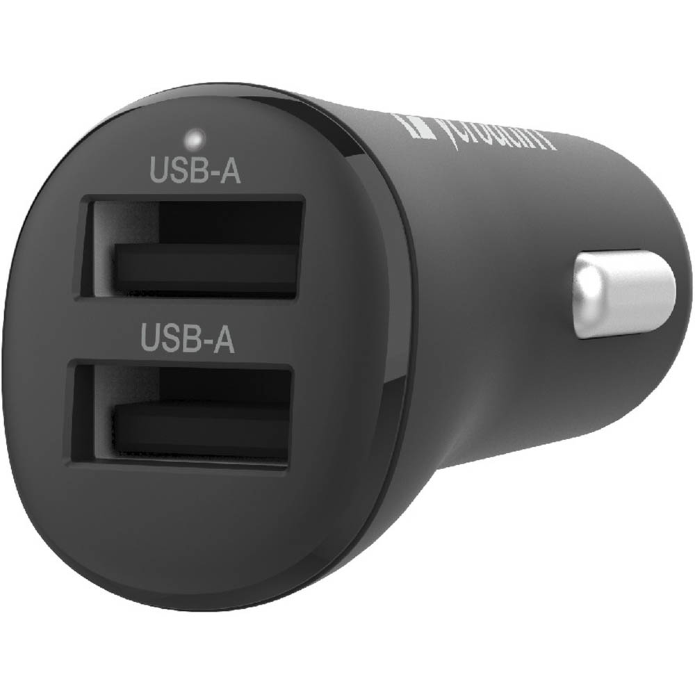 Image for VERBATIM CAR CHARGER DUAL PORT USB-A 3.4A BLACK from Australian Stationery Supplies