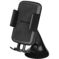 verbatim car phone holder windscreen and dash mount black