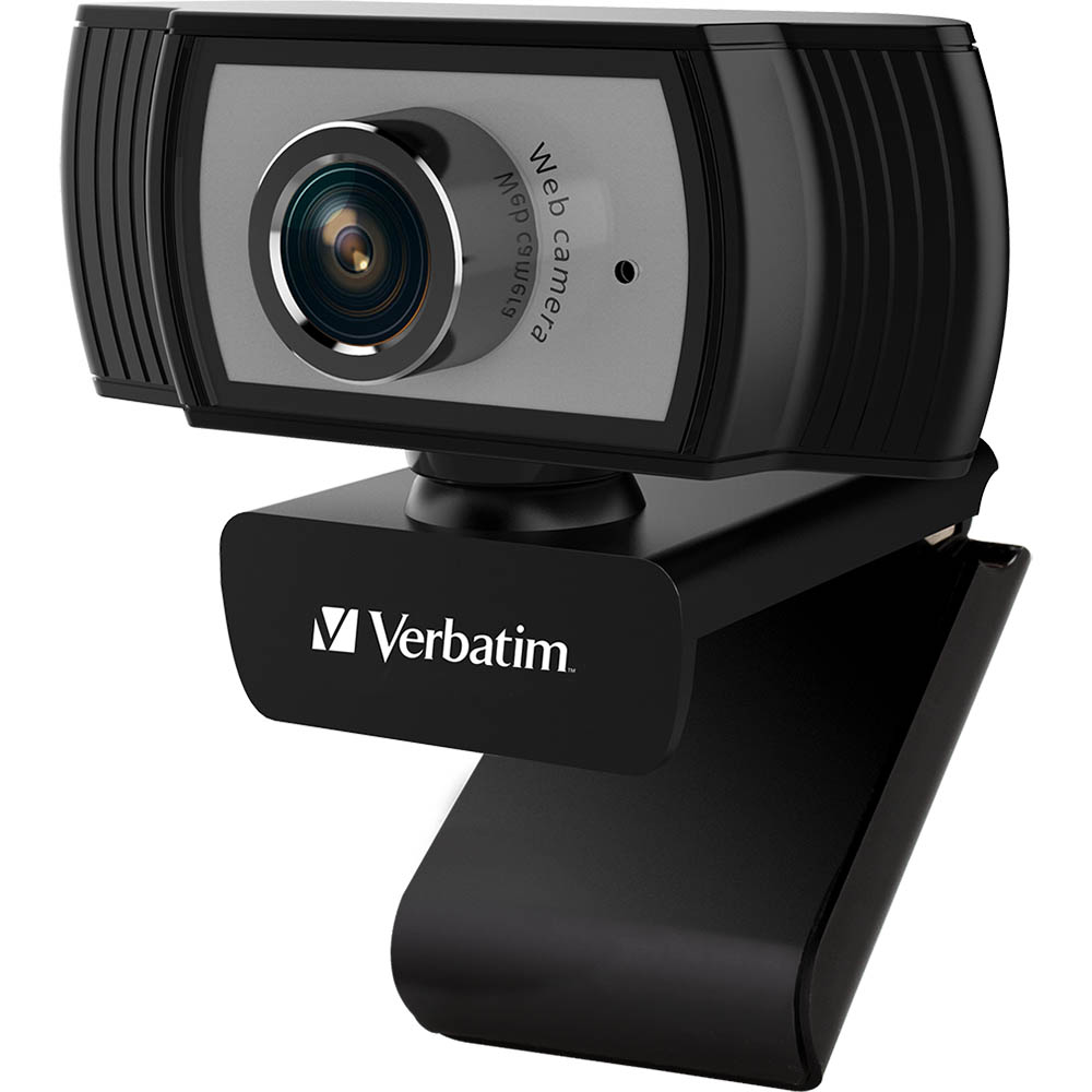 Image for VERBATIM FULL HD WEBCAM 1080P BLACK/SILVER from Mercury Business Supplies