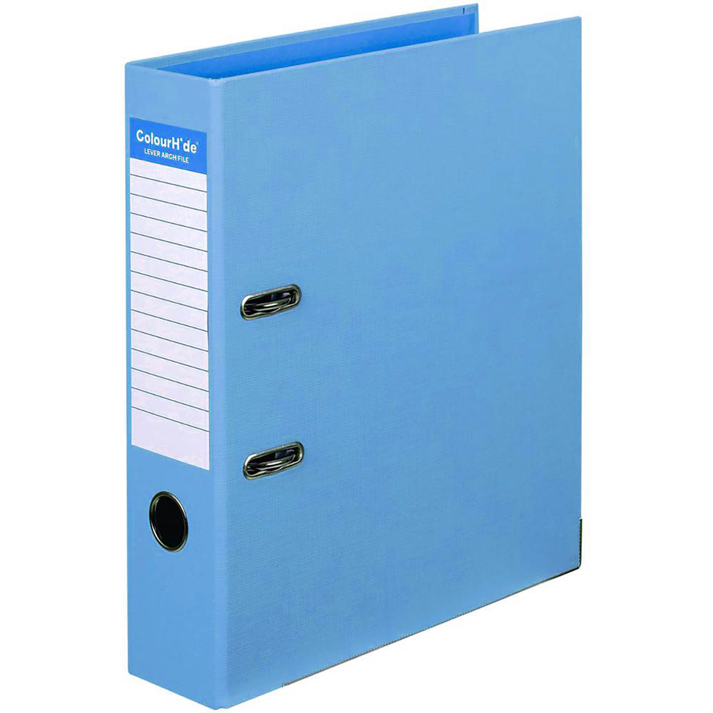 Image for COLOURHIDE LEVER ARCH FILE PE A4 CLASSIC BLUE from That Office Place PICTON