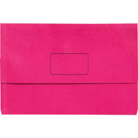 initiative document wallet 345 x 225mm pink pack 50