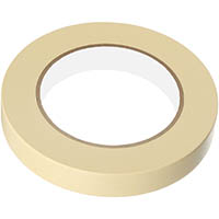 cumberland masking tape 18mm x 50m beige pack 8