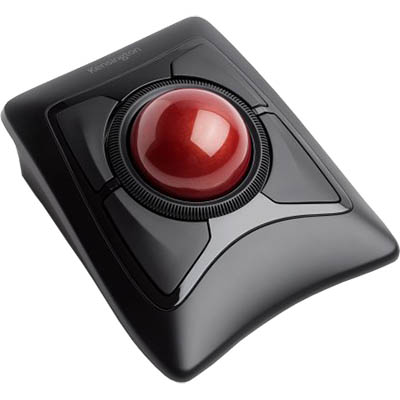 Image for KENSINGTON EXPERT TRACKBALL MOUSE WIRELESS BLACK/RED from Mitronics Corporation