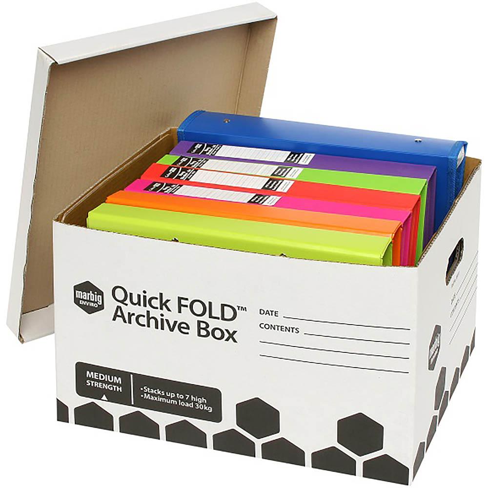 MARBIG QUICKFOLD ARCHIVE BOX 420 X 320 X 260MM |  | 7007137