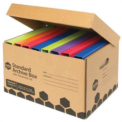 Image for MARBIG ENVIRO ARCHIVE BOX ATTACHED LID 420 X 315 X 260MM from ALLBIZ Office Supplies