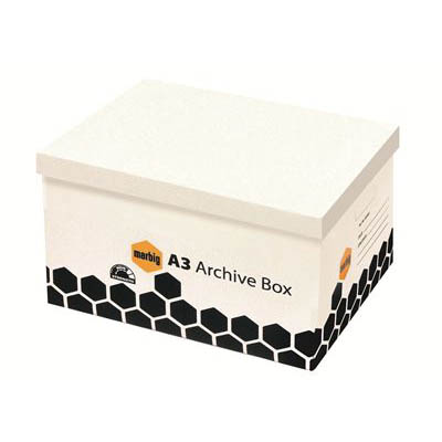 Image for MARBIG ARCHIVE BOX A3 from Challenge Office Supplies
