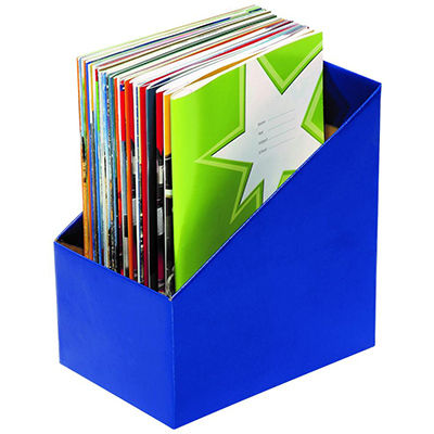 Image for MARBIG BOOK BOX SMALL BLUE PACK 5 from Clipboard Stationers & Art Supplies