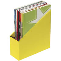 marbig book box small yellow pack 5