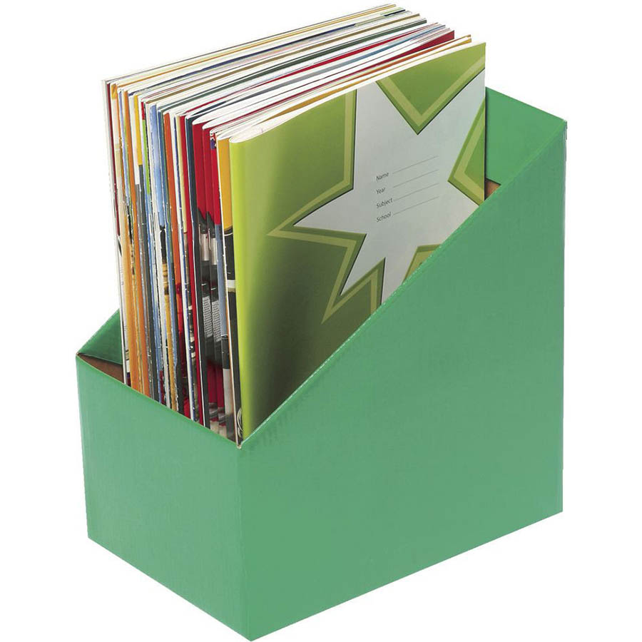 Image for MARBIG BOOK BOX LARGE GREEN PACK 5 from Pinnacle Office Supplies