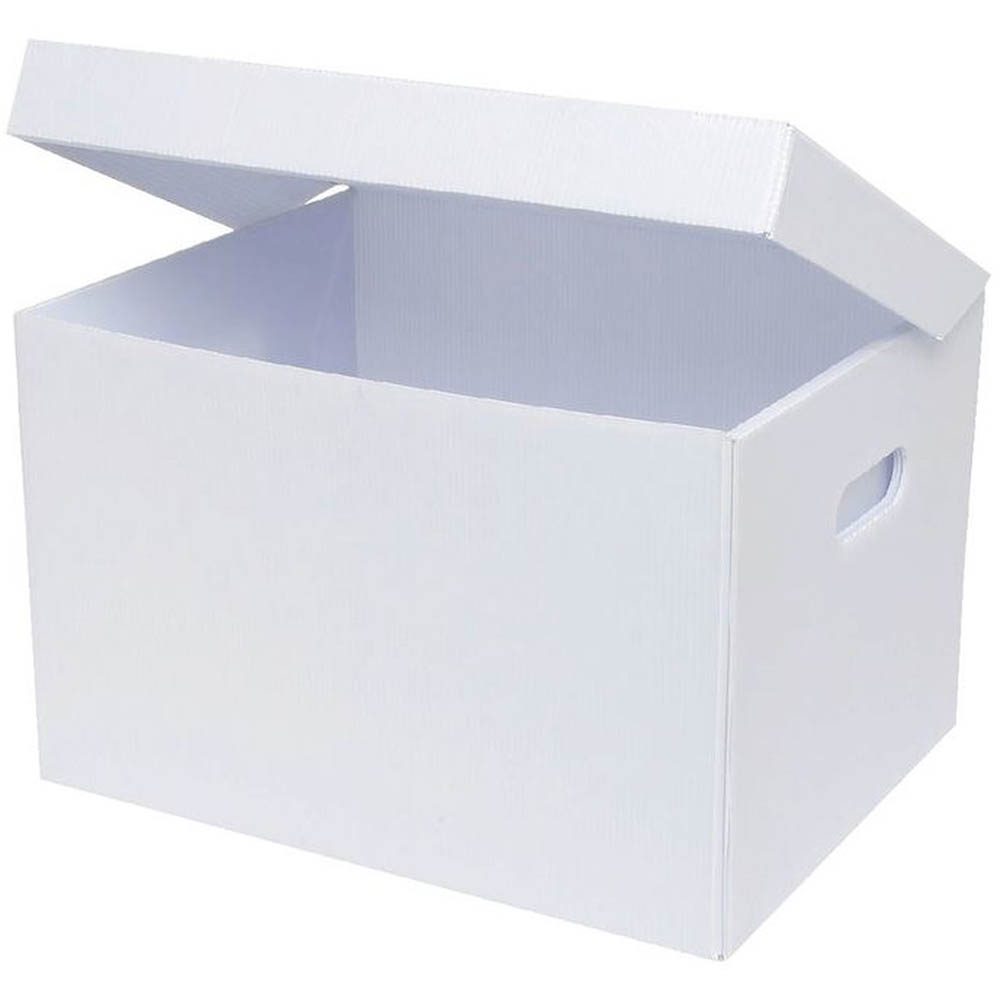 Image for MARBIG PLASTIC ARCHIVE BOX 410 X 310 X 260MM WHITE from Office Heaven
