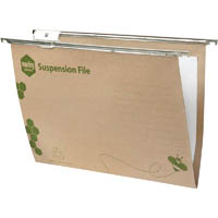 marbig enviro suspension files foolscap green box 50