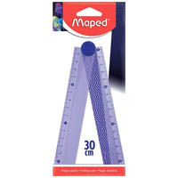 maped 281019 foldable ruler 300mm purple hangsell