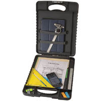 marbig professional heavy duty storage clipboard a4 charcoal