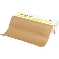 marbig kraft paper roll with dispenser box 65gsm 500mm x 70m brown