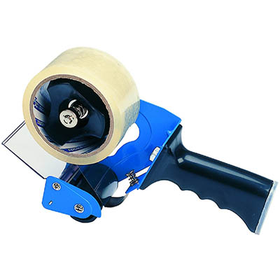 Image for MARBIG PACKAGING TAPE DISPENSER BLUE/BLACK from Clipboard Stationers & Art Supplies