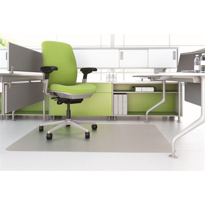 Image for MARBIG ENVIRONMAT CHAIRMAT PET RECTANGULAR HARDFLOOR 1140 X 1520MM from York Stationers