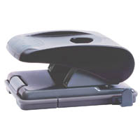 marbig small 2 hole punch black