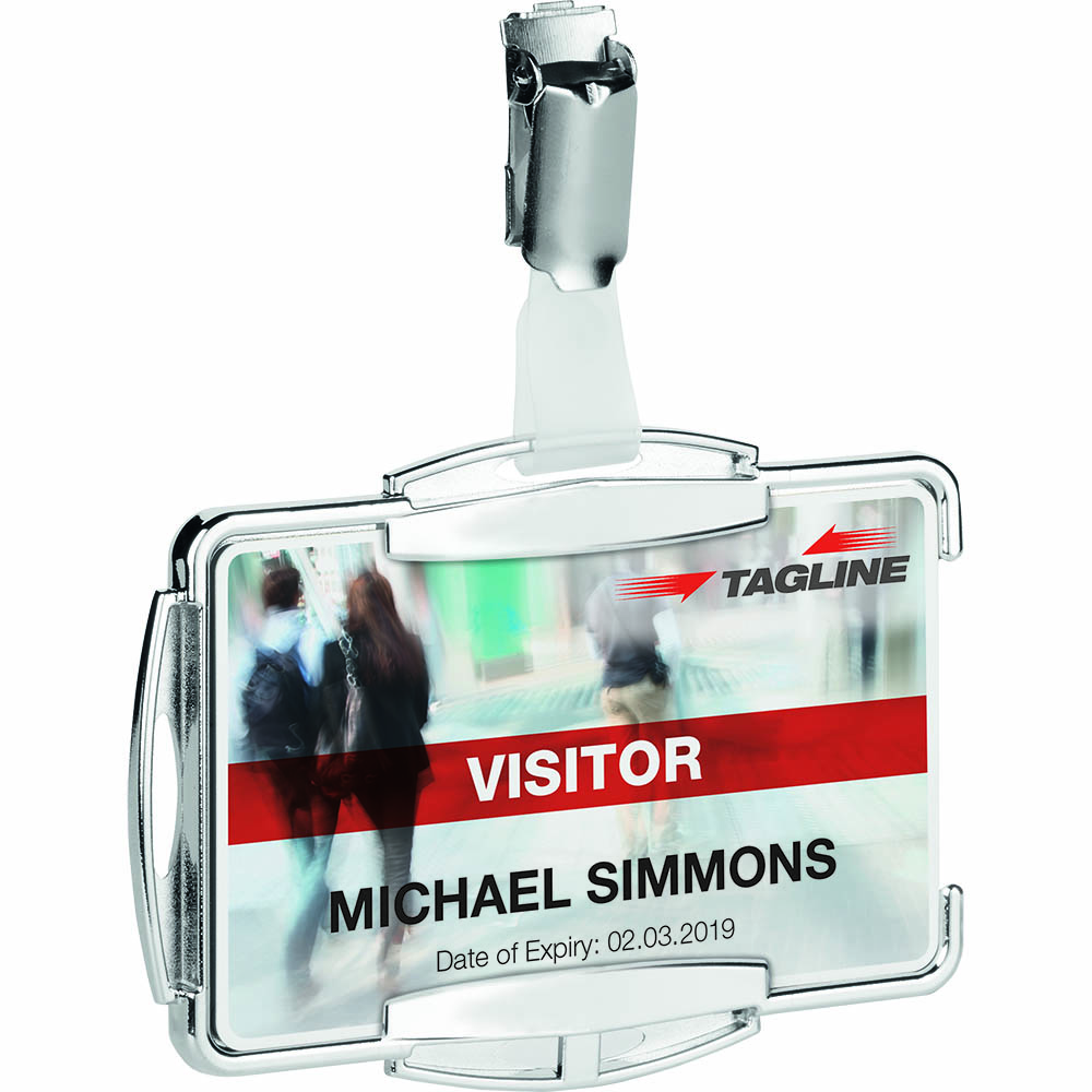 Image for DURABLE SECURE RFID CARD HOLDER MONO SILVER PACK 10 from Mitronics Corporation