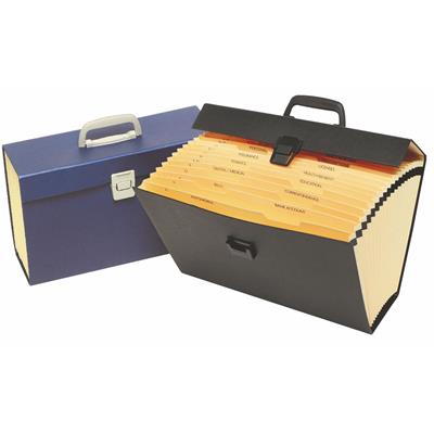 Image for MARBIG CARRY FILE A-Z INDEX 390 X 250 X 130MM ASSORTED from Mercury Business Supplies