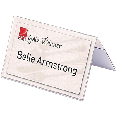 Image for REXEL ID NAME PLATES SMALL 92 X 56MM PACK 50 from Office Fix - WE WILL BEAT ANY ADVERTISED PRICE BY 10%