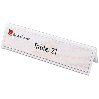 Image for REXEL ID NAME PLATES LARGE 210 X 59MM PACK 25 from BusinessWorld Computer & Stationery Warehouse
