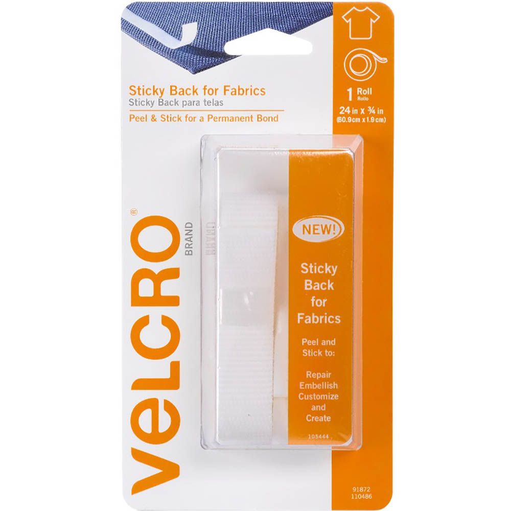 Image for VELCRO BRAND® FABRIC TAPE 19 X 600MM WHITE from Office Heaven