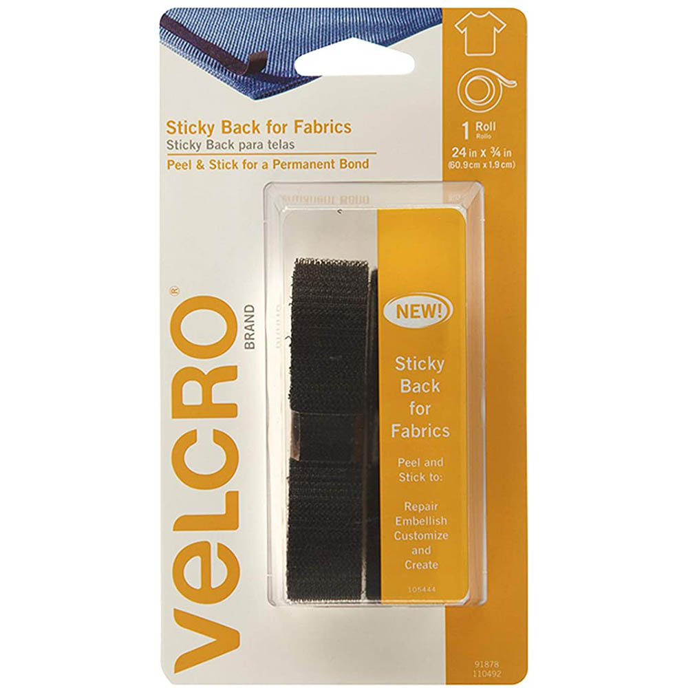 Image for VELCRO BRAND® FABRIC TAPE 19 X 600MM BLACK from That Office Place PICTON