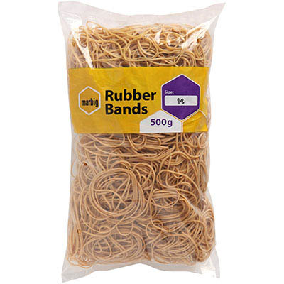 Image for MARBIG RUBBER BANDS SIZE 18 500G from Office Heaven