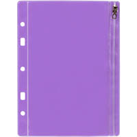 colourhide bindermate pencil case a5 purple