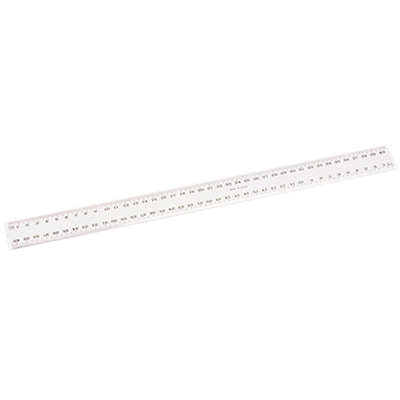 Image for MARBIG RULER METRIC 400MM CLEAR from Mitronics Corporation