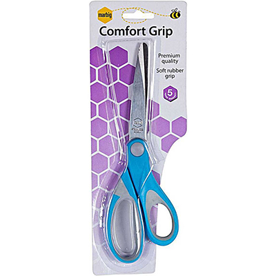 Image for MARBIG COMFORT GRIP SCISSORS 182MM BLUE from Clipboard Stationers & Art Supplies